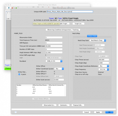 HAWC PLUS Polarization SSPOT Parameters